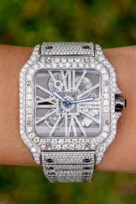 cartier watch plain jane|cartier santos skeleton diamond.